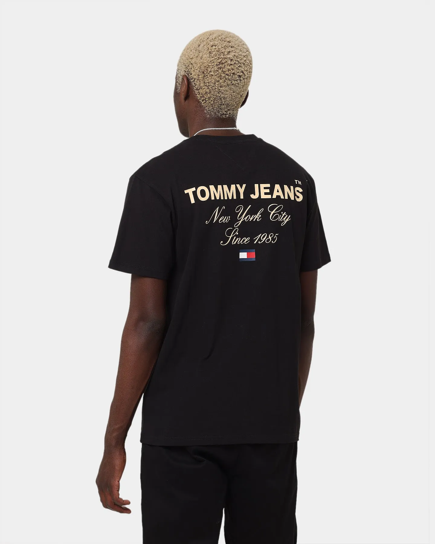 Tommy Jeans TJM Timeless Font T-Shirt Black