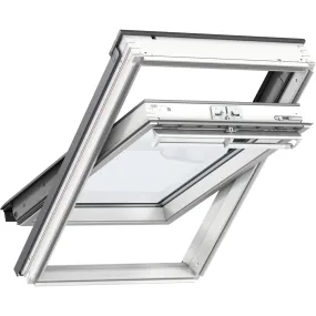 VELUX GGL PK10 2067 High Energy Efficiency Glazing White Painted Centre-Pivot Window (94 x 160 cm)