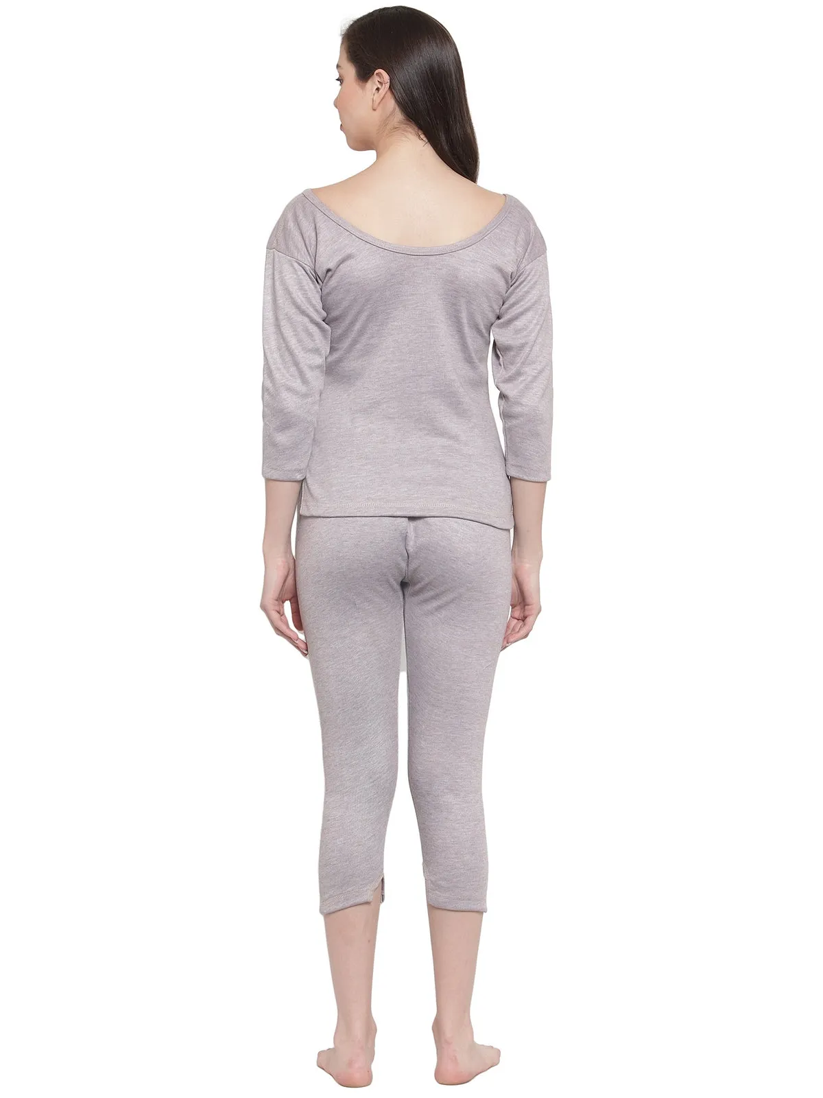 WOMEN'S FULL SLEEVES THERMAL TOP AND BOTTOM SET