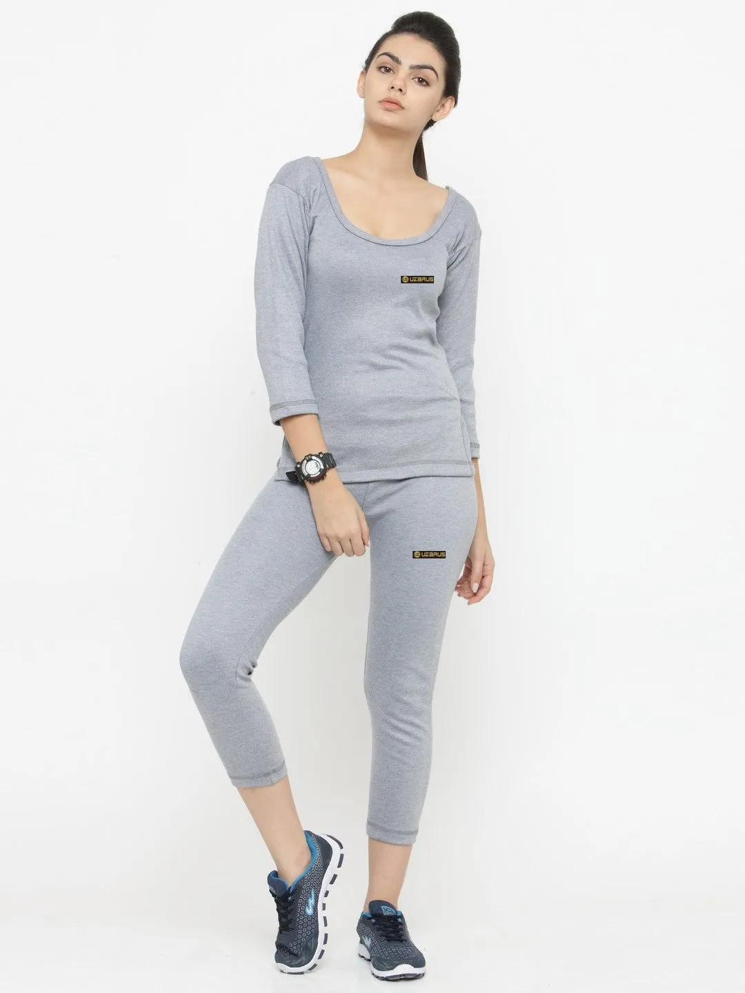 WOMEN'S FULL SLEEVES THERMAL TOP AND BOTTOM SET